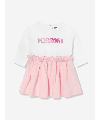 Missoni Baby Girls Jersey Dress With Knickers in Pink le concept de la Pate a emporter 