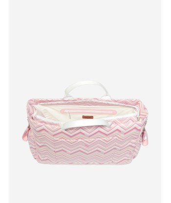 Missoni Baby Girls Zigzag Changing Bag in Pink (41cm) les ctes