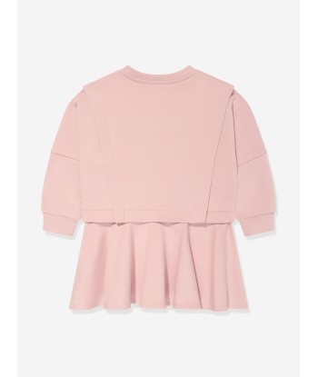 Missoni Girls Logo Sweater Dress in Pink la colonne vertébrale