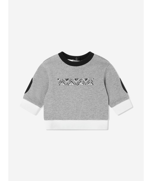 Missoni Baby Boys Logo Sweatshirt in Grey À commander