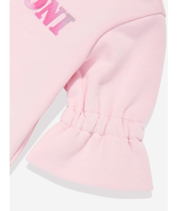 Missoni Baby Girls Logo Sweatshirt in Pink Fin de série