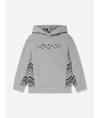 Missoni Boys Zigzag Hoodie in Grey Par le système avancé 