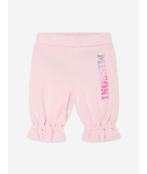 Missoni Baby Girls Logo Joggers in Pink store