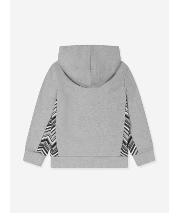 Missoni Boys Zigzag Hoodie in Grey Par le système avancé 