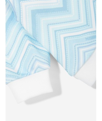 Missoni Baby Boys Zigzag Sweatshirt in Blue prix