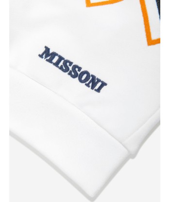 Missoni Boys Zigzag Collared Sweatshirt in White suggérées chez