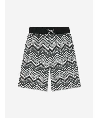 Missoni Boys Zigzag Shorts in Black Le MVP de beaucoup