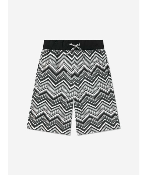 Missoni Boys Zigzag Shorts in Black Le MVP de beaucoup