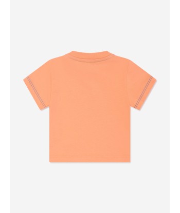 Missoni Baby Boys Zigzag Logo T-Shirt in Orange Découvrez la collection