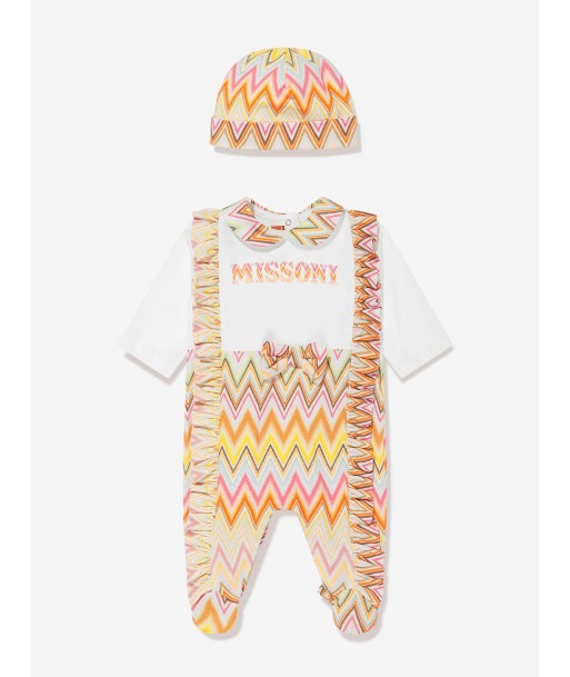 Missoni Baby Girls Zigzag Babygrow Gift Set in Multicolour soldes