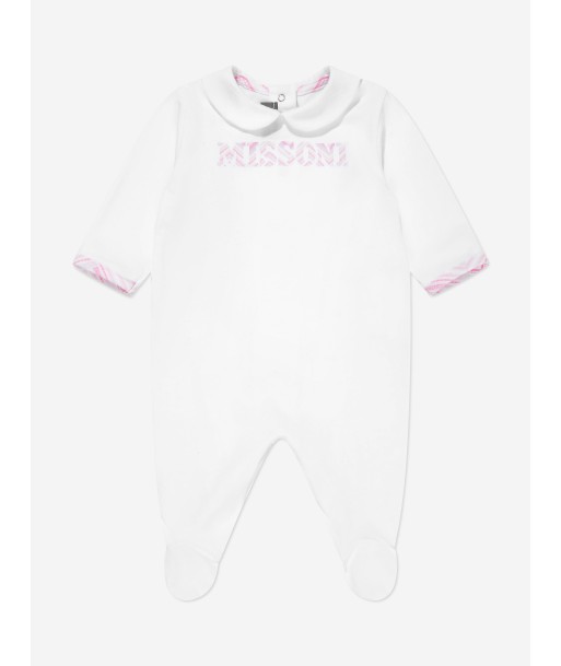 Missoni Baby Girls Logo Babygrow Gift Set in White store