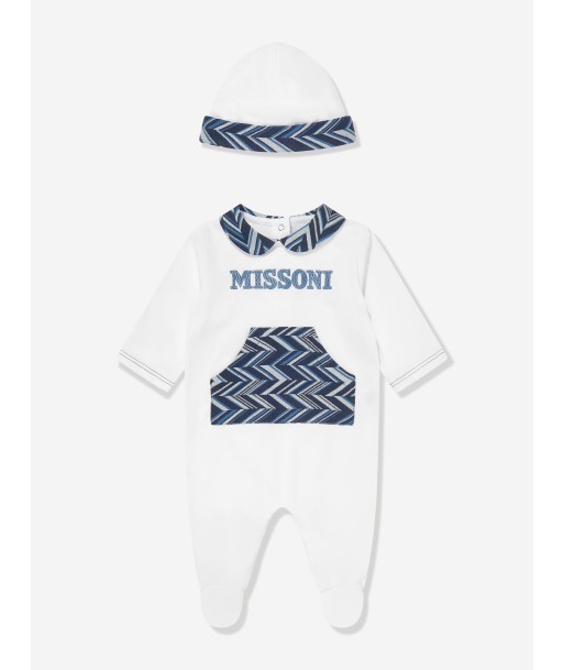 Missoni Baby Boys Babygrow Gift Set in Whtie destockage