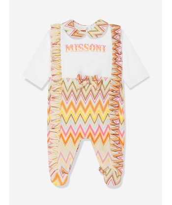 Missoni Baby Girls Zigzag Babygrow Gift Set in Multicolour soldes