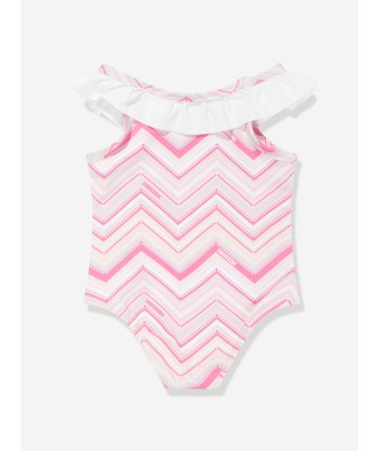 Missoni Baby Girls Zigzag Swimsuit in Pink commande en ligne