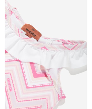 Missoni Baby Girls Zigzag Swimsuit in Pink commande en ligne