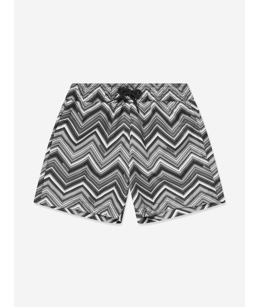 Missoni Boys Zigzag Swim Shorts in Black commande en ligne