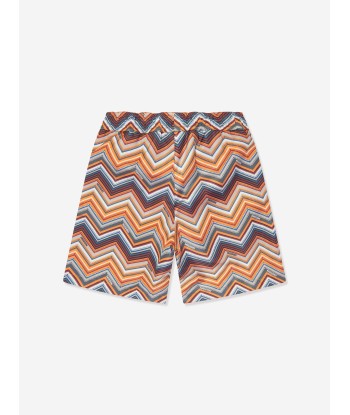 Missoni Boys Zigzag Swim Shorts in Multicolour Dans la société mordern