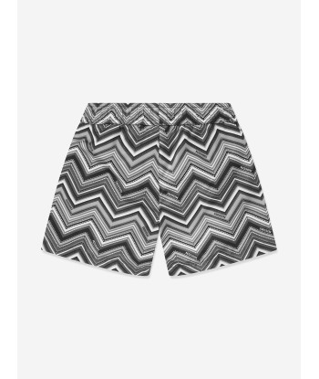 Missoni Boys Zigzag Swim Shorts in Black commande en ligne