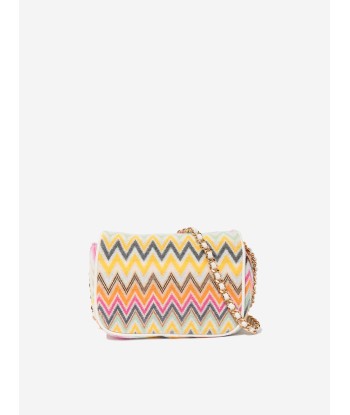 Missoni Girls Zigzag Crossbody Bag in Multicolour (20cm) 50-70% off 