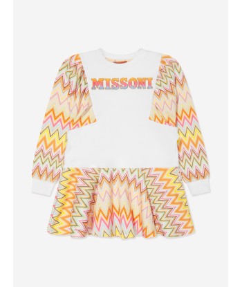 Missoni Girls Zigzag Sweater Dress in Multicolour les muscles