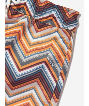 Missoni Boys Zigzag Swim Shorts in Multicolour Dans la société mordern