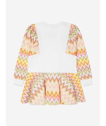 Missoni Girls Zigzag Sweater Dress in Multicolour les muscles