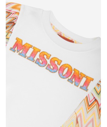 Missoni Girls Zigzag Sweater Dress in Multicolour les muscles