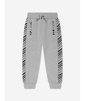 Missoni Boys Zigzag Trim Joggers in Grey prix