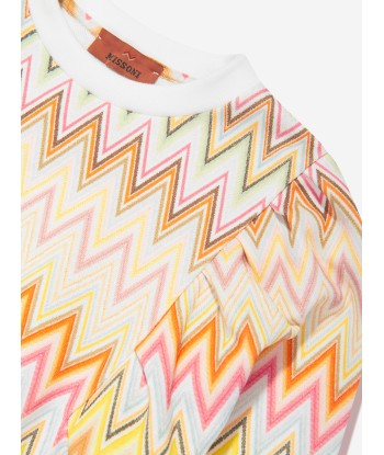 Missoni Girls Zigzag Sweatshirt in Multicolour Pour