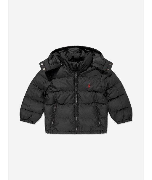 Ralph Lauren Boys Puffer Jacket in Black en ligne