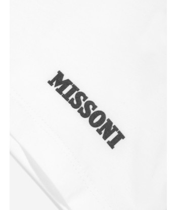 Missoni Boys Zigzag T-Shirt in White outlet