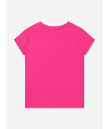 Ralph Lauren Girls Logo T-Shirt in Pink rembourrage situé sous