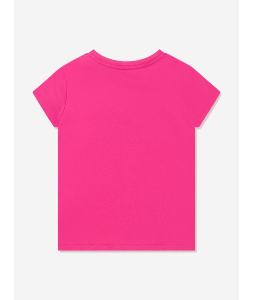 Ralph Lauren Girls Logo T-Shirt in Pink rembourrage situé sous