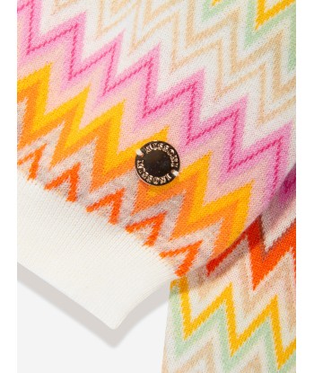 Missoni Girls Wool Zigzag Jumper in Multicolour JUSQU'A -70%! 