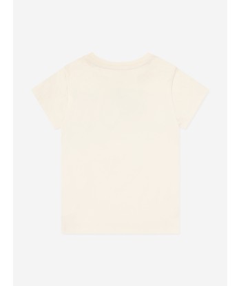 Ralph Lauren Girls Polo T-Shirt in White livraison gratuite