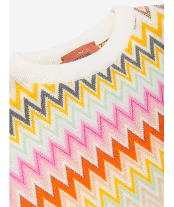 Missoni Girls Wool Zigzag Jumper in Multicolour JUSQU'A -70%! 