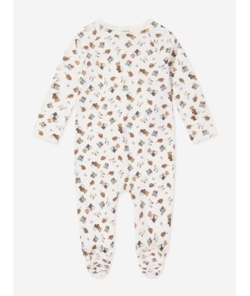 Ralph Lauren Baby Boys Bear Babygrow in Multicolour basket pas cher