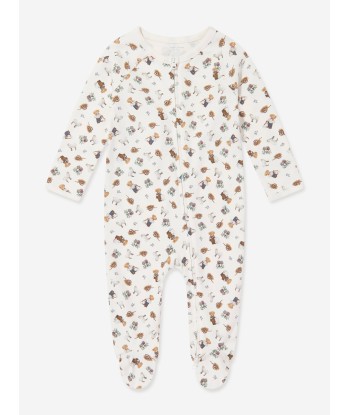 Ralph Lauren Baby Boys Bear Babygrow in Multicolour basket pas cher