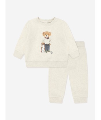 Ralph Lauren Baby Boys Bear Tracksuit in Beige 2 - 3 jours ouvrés.