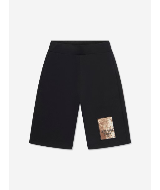 Roberto Cavalli Boys Bermuda Shorts in Black en linge