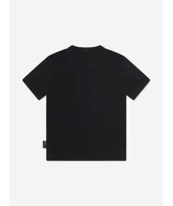 Roberto Cavalli Boys Horse T-Shirt in Black outlet