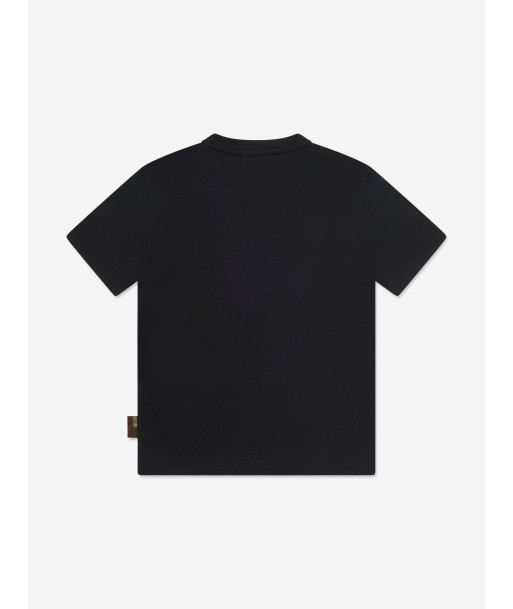 Roberto Cavalli Boys Horse T-Shirt in Black outlet