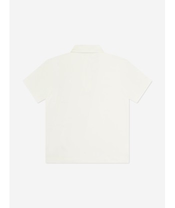 Roberto Cavalli Boys Polo Shirt in White pas cher