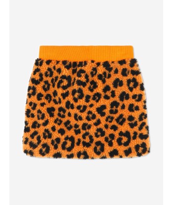 KENZO Girls Leopard Skirt in Orange Comparez et commandez 