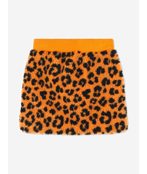 KENZO Girls Leopard Skirt in Orange Comparez et commandez 