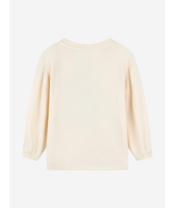 KENZO Girls Long Sleeve T-Shirt in Ivory vous aussi creer 