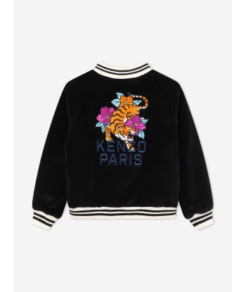 KENZO Girls Zip Up Jacket in Black À commander