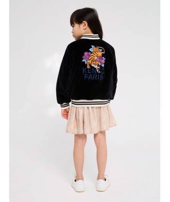 KENZO Girls Zip Up Jacket in Black À commander