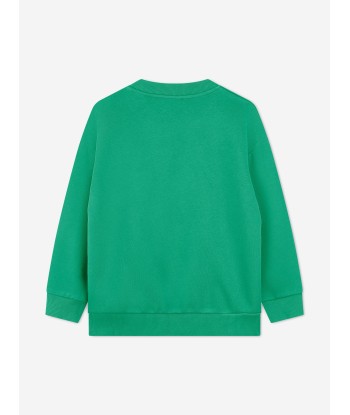 KENZO Boys Tiger Logo Sweatshirt in Green acheter