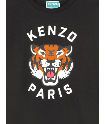 KENZO Kids Tiger Logo T-Shirt in Grey Voir les baskets